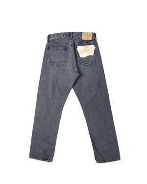 Open image in slideshow, 105 Standard 90s Black Jeans 01-1050W-D61S | Black Denim Stone

