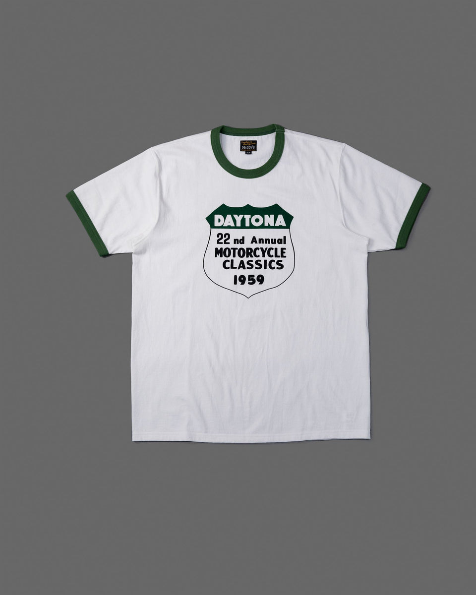 Joe McCoy Tee/ Daytona MC23026 | White-Green