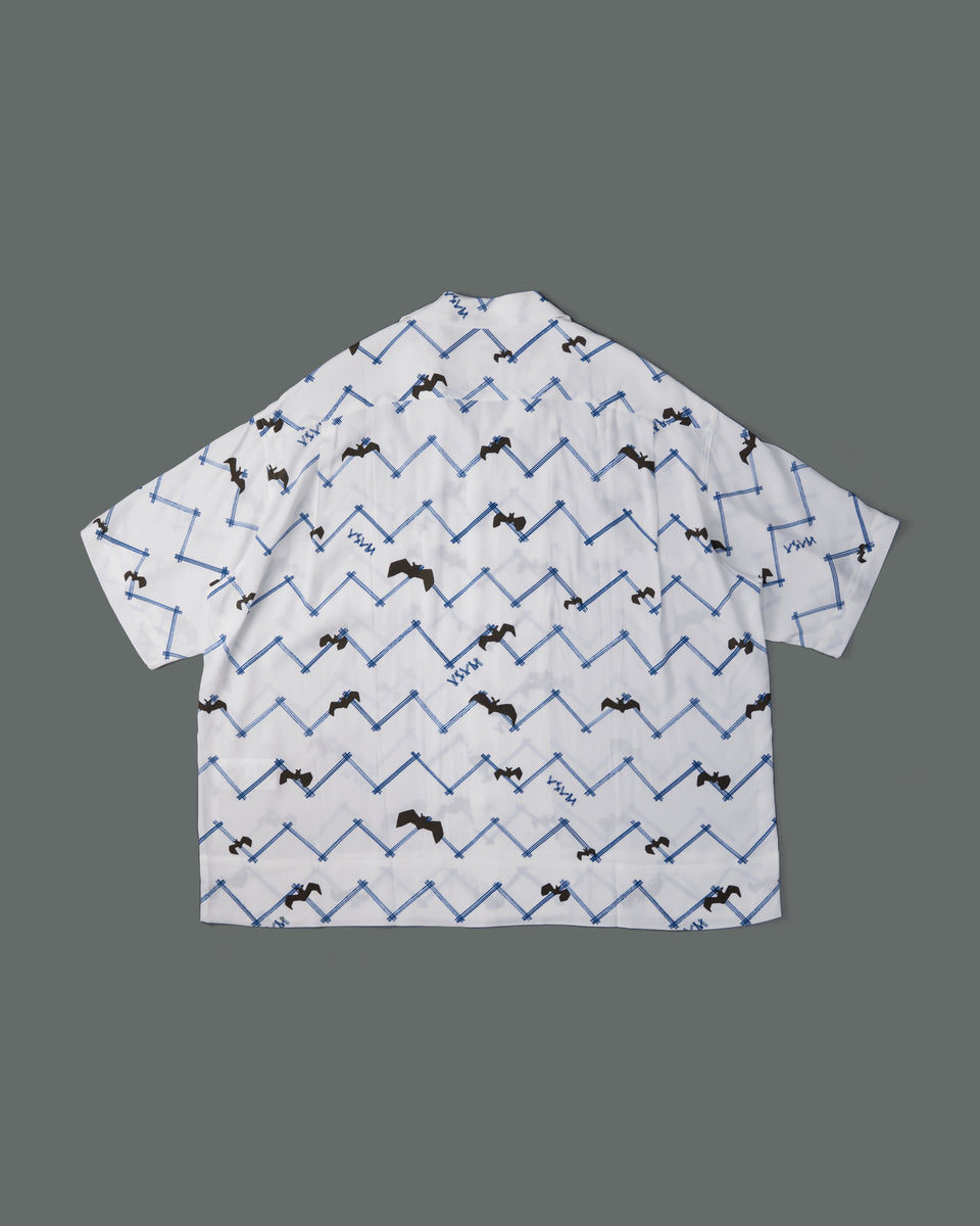 visvim COPA SHIRT S S BATS (WHITE) - ウェア・シャツ