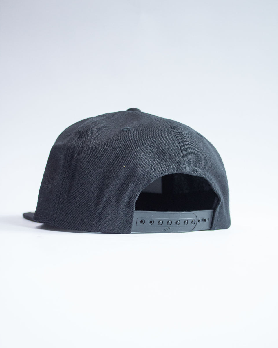 Spot Embroidery Cap 24'SPA-0102 | Black - Marigold