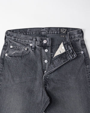 105 Standard 90s Black Jeans 01-1050W-D61S | Black Denim Stone