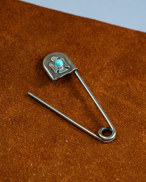 XL Safety Pin - Thunderbird | Silver