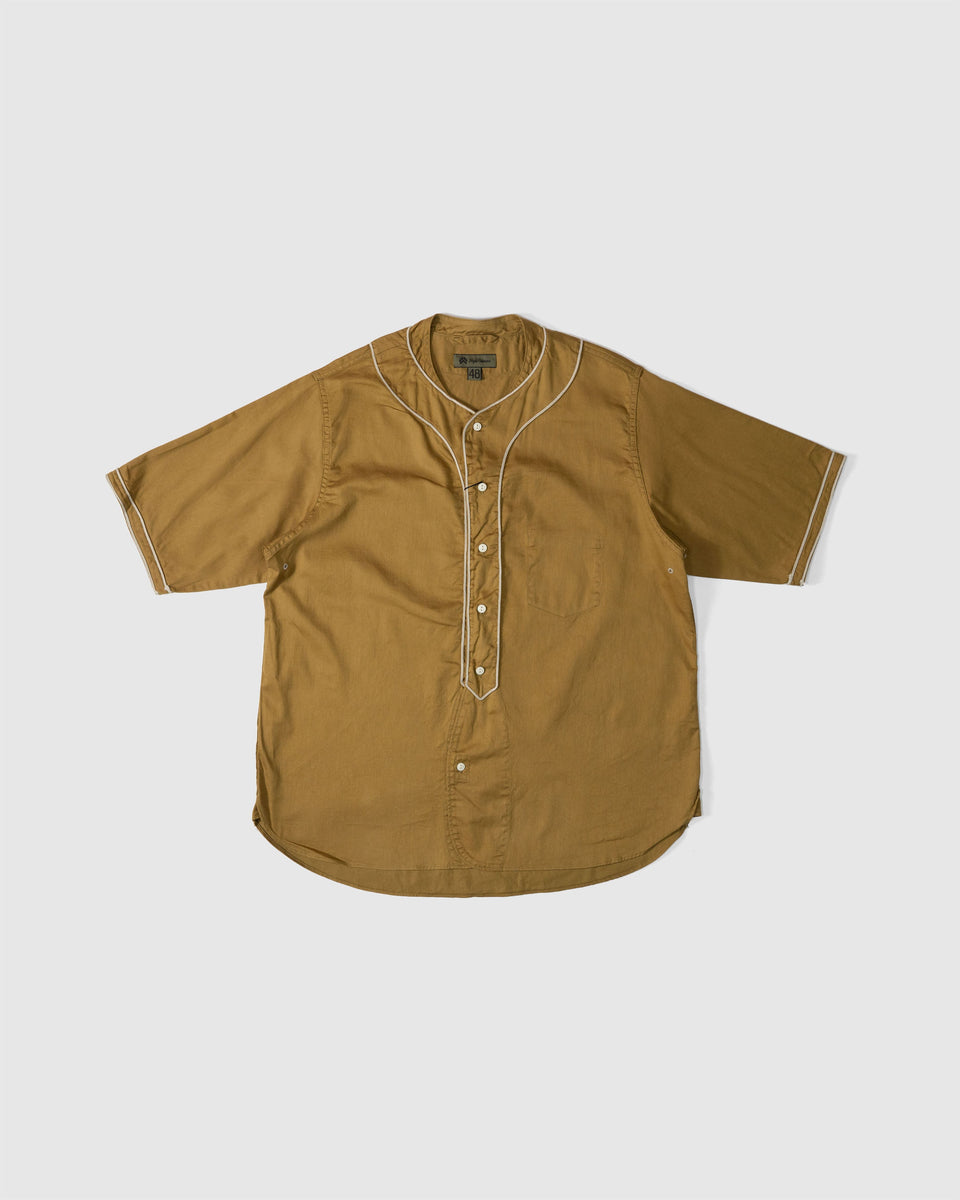 Baseball Shirt S/S Type 2    Khaki – The Signet Store