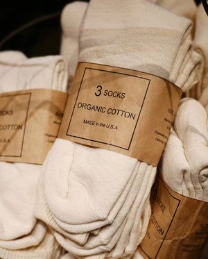Open image in slideshow, Organic Cotton Socks 3 Packs, Anatomica - The Signet Store
