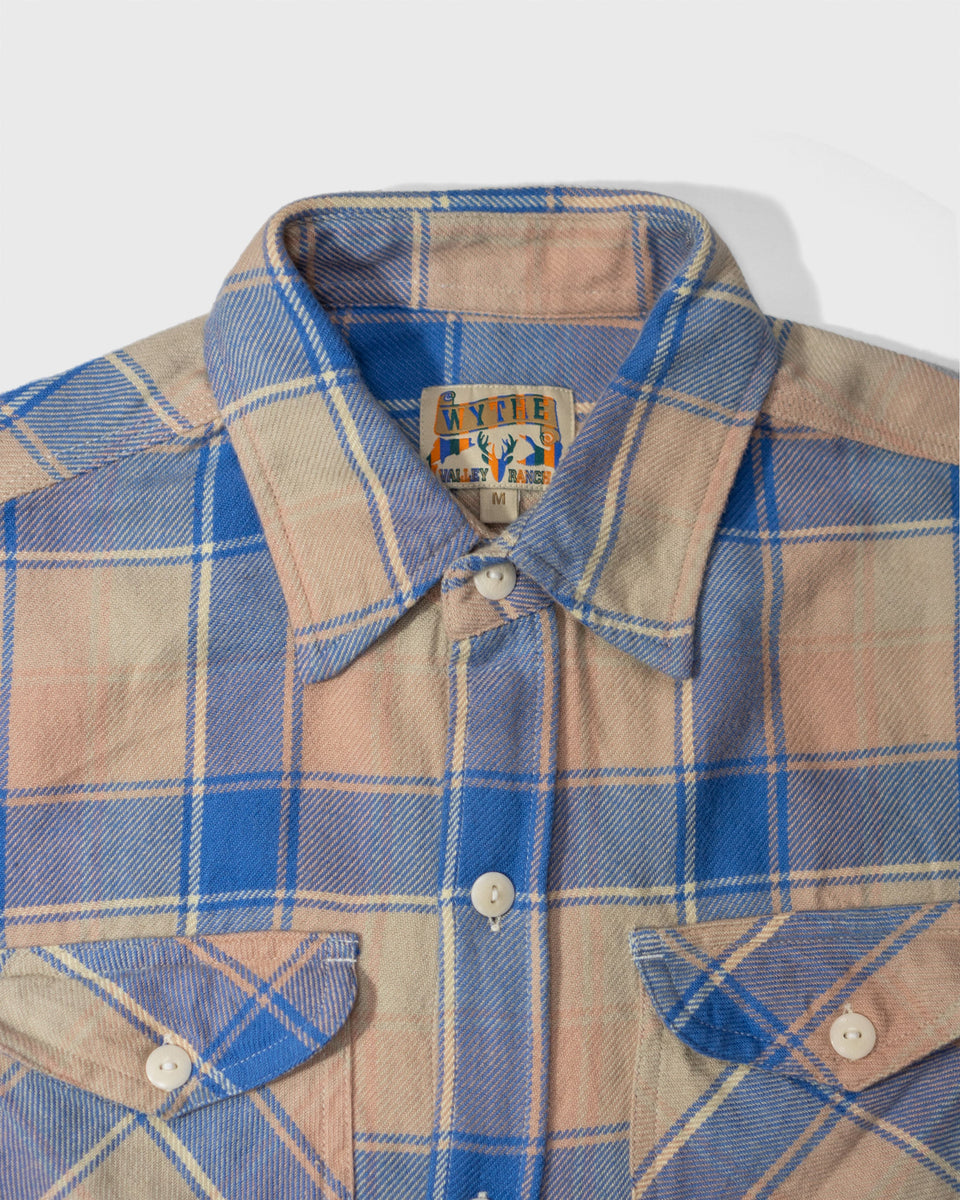 Washed Flannel Work Shirt | Marine Blue – The Signet Store