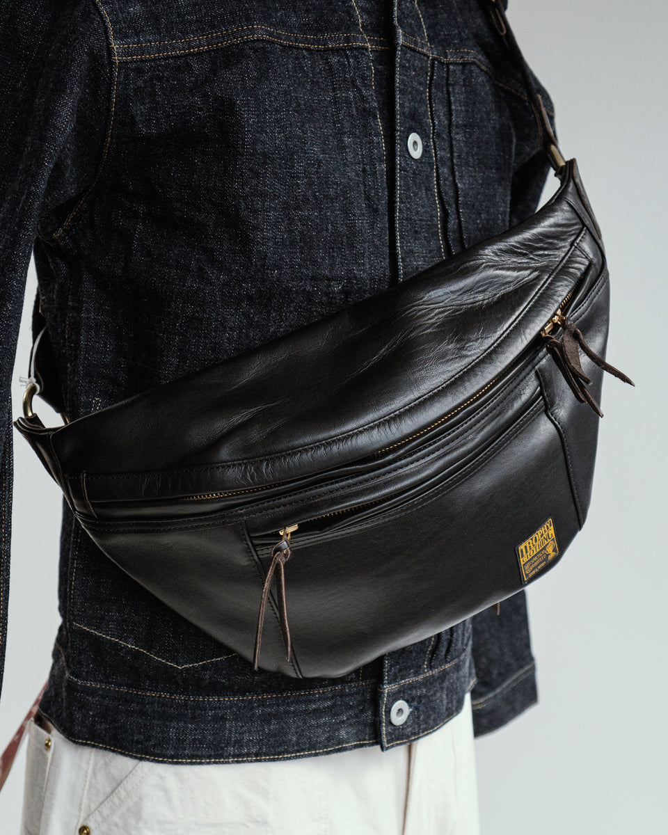 Horsehide Day Trip Bag TR-B18 | Black