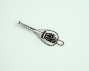 Open image in slideshow, Brass &amp; Stainless Hand Tie Pin, Gladhand - The Signet Store
