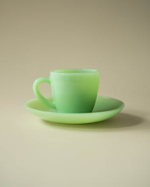 Open image in slideshow, Condition &quot;C&quot; | Demitasse Cup and Saucer (Cup + Saucer Chipped)
