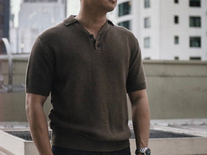 Red Cross Summer Knit Polo | TR19SS-205 - The Signet Store