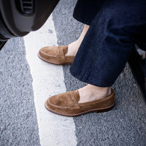Unlined Suede Penny Loafer | 6243F - The Signet Store