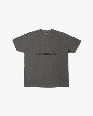 Open image in slideshow, Military Tee/ 101st Airborne - Charcoal
