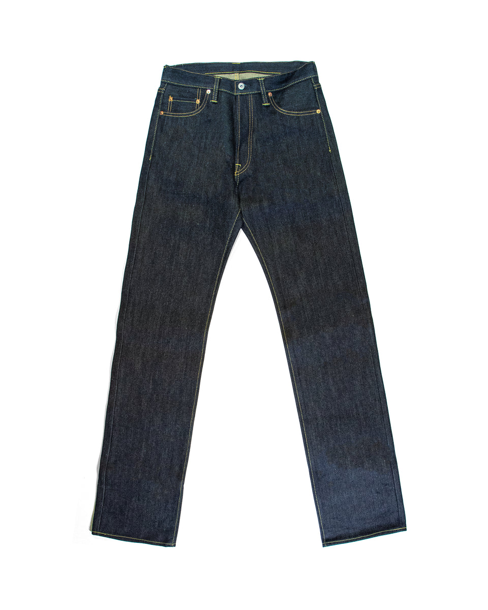 25oz Selvedge Denim Straight Cut Jeans IH-634-XHS | Indigo – The Signet ...