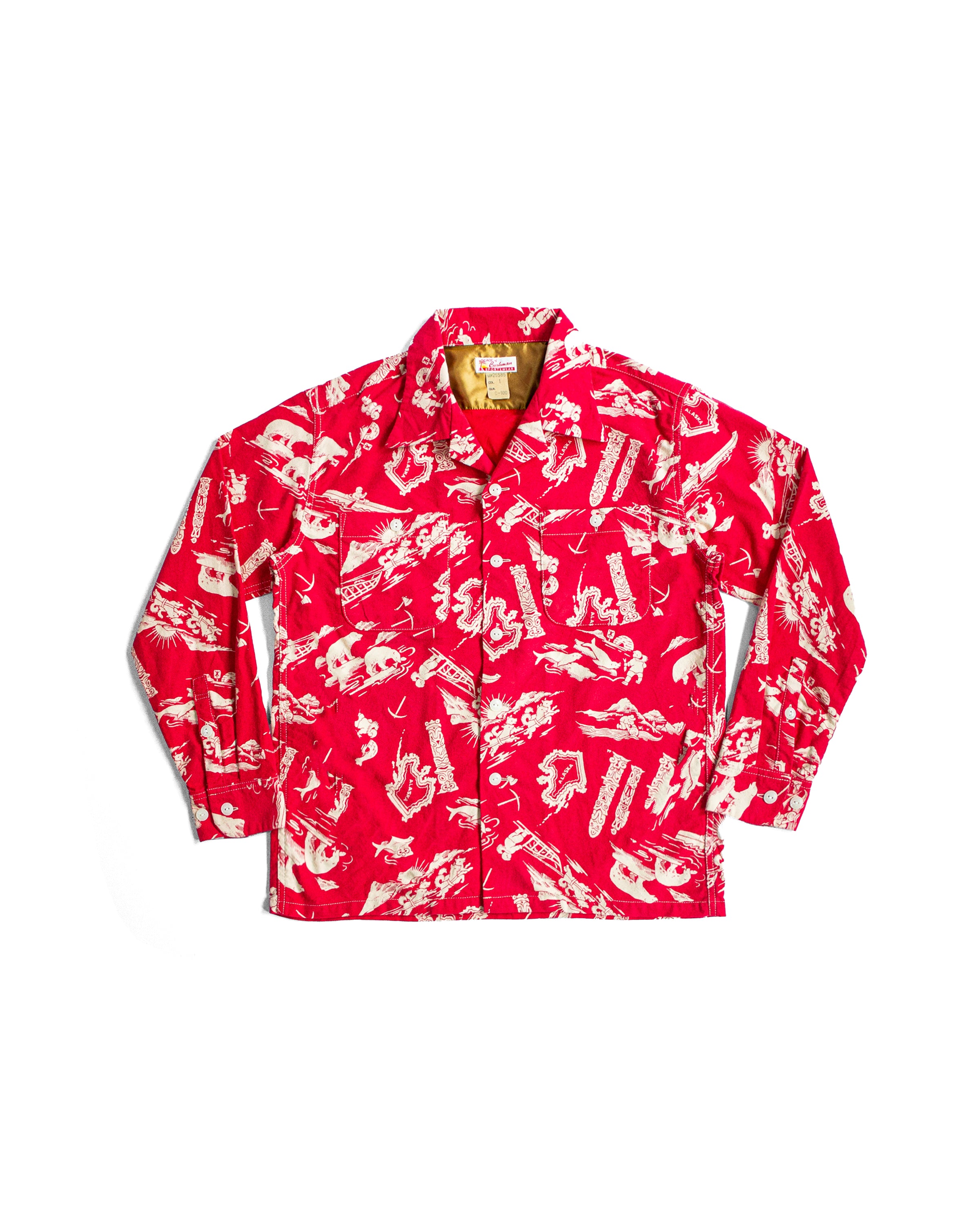 Alaska Print Nel Shirt 25585 | Red