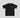 7.5oz Printed Loopwheel Crew Neck T-Shirt (Iron Heart 21oz. Heavy Denim) IHT-2401-BLK | Black