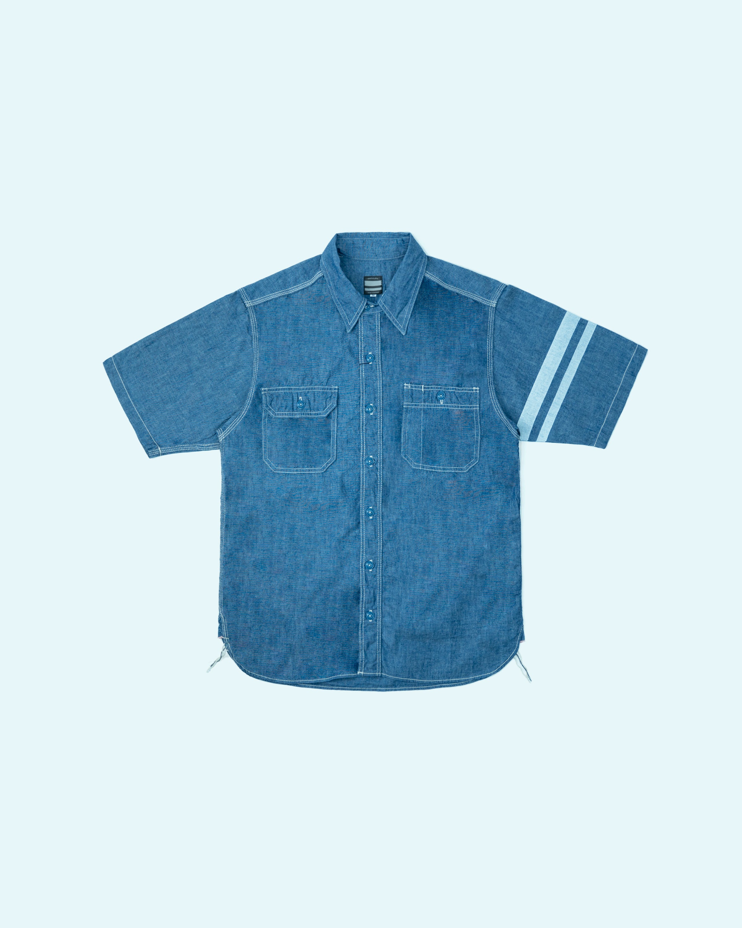 5oz. Chambray Short Sleeve Shirt MS045S | Indigo