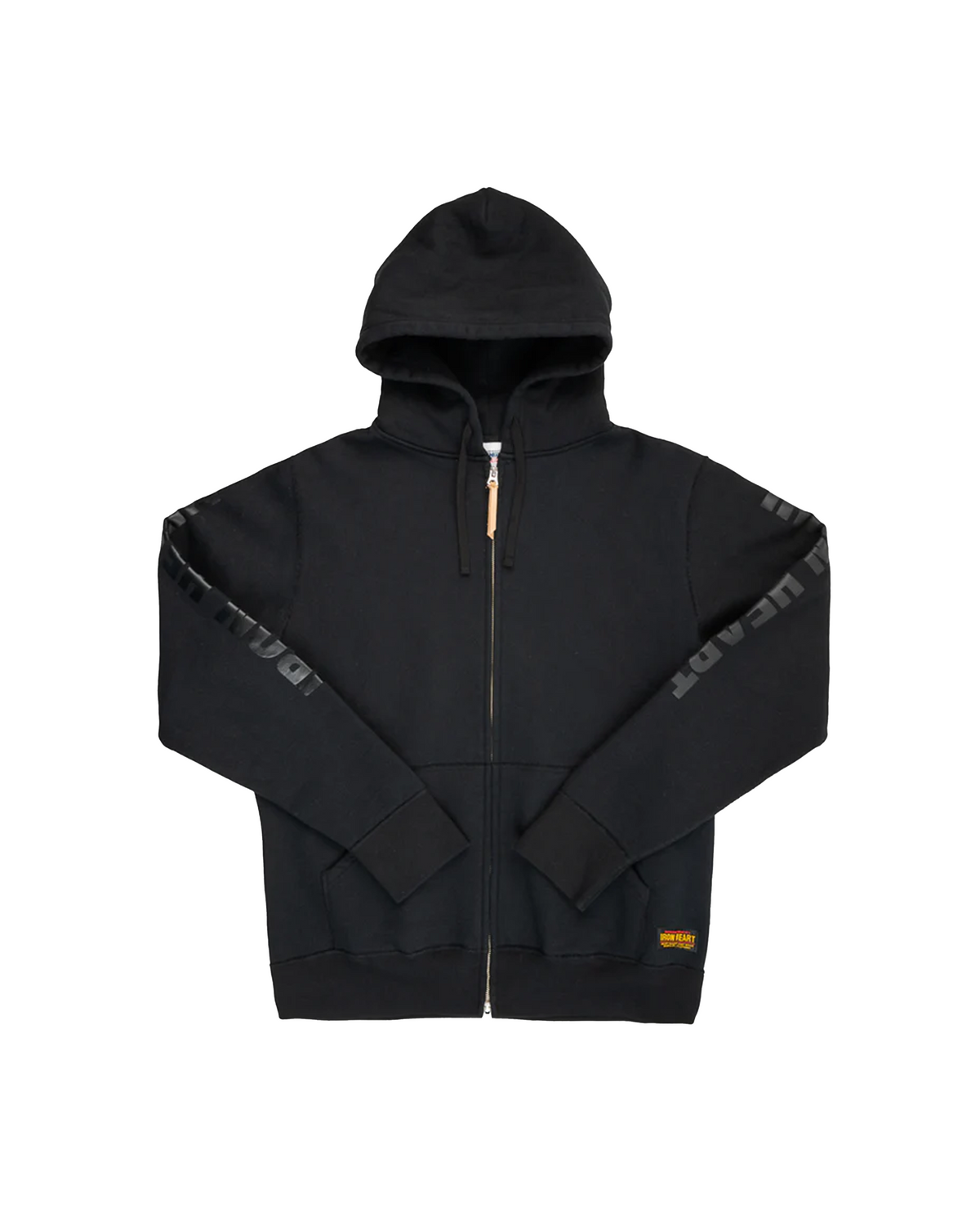 Printed 14oz Ultra Heavyweight Loopwheel Cotton Zippered Hoodie 