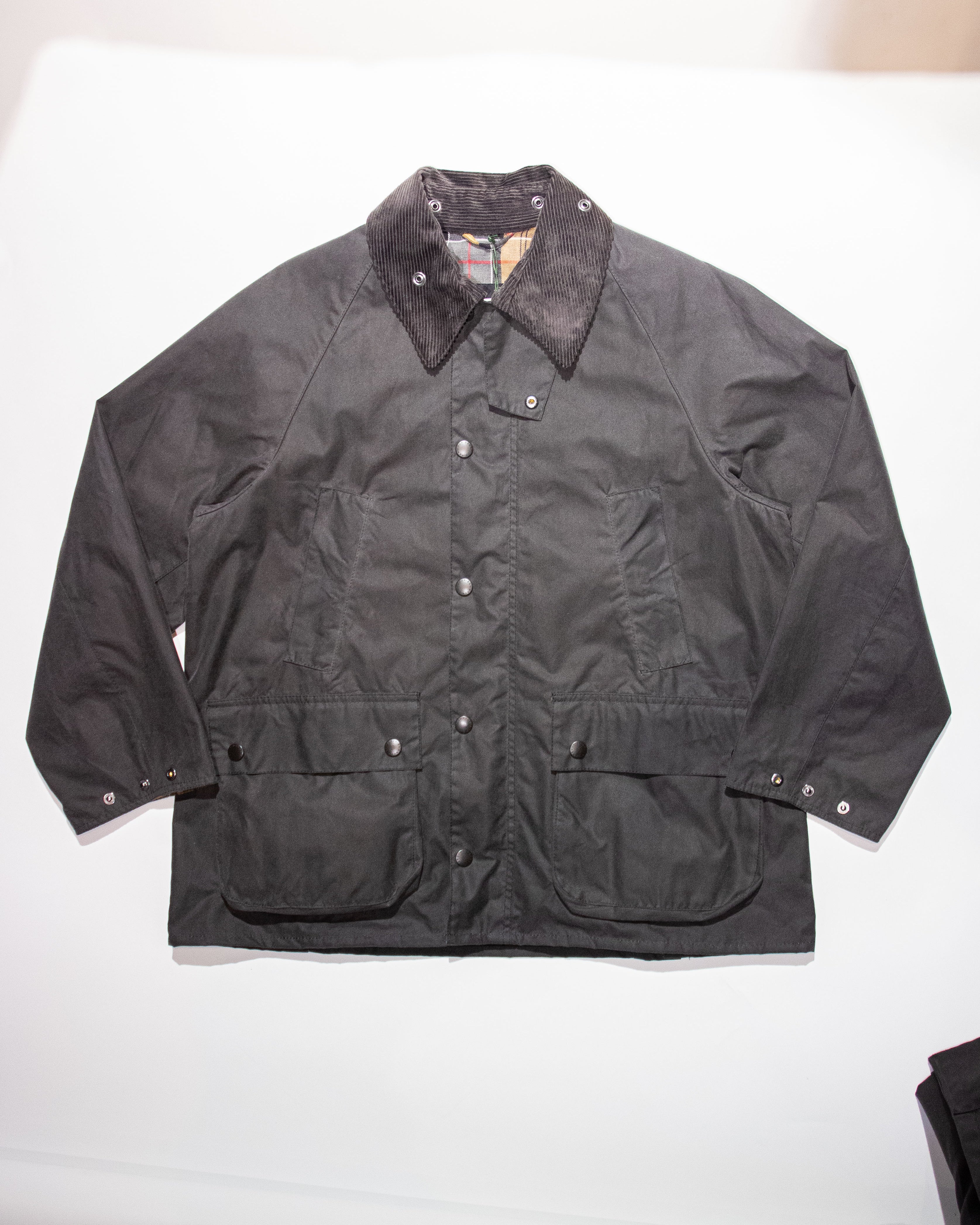 Barbour OS Wax Bedale MWX1679GY93 | Grey – The Signet Store