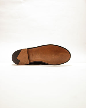 180 Penny Loafer 11411541801F | Chocolate Boxcalf Leather + Leather Sole