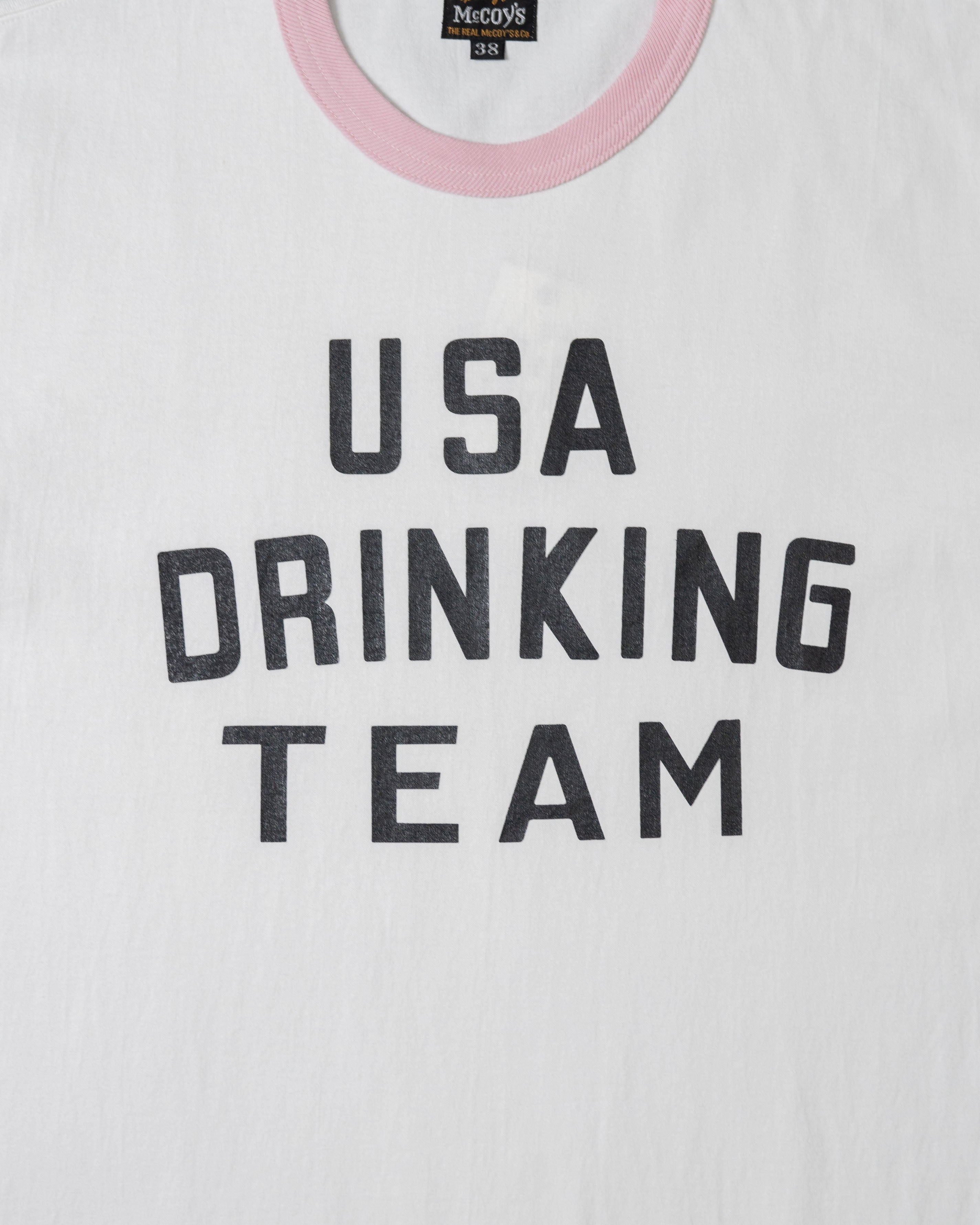 Joe McCoy Tee/ USA Drinking Team MC23030 | White