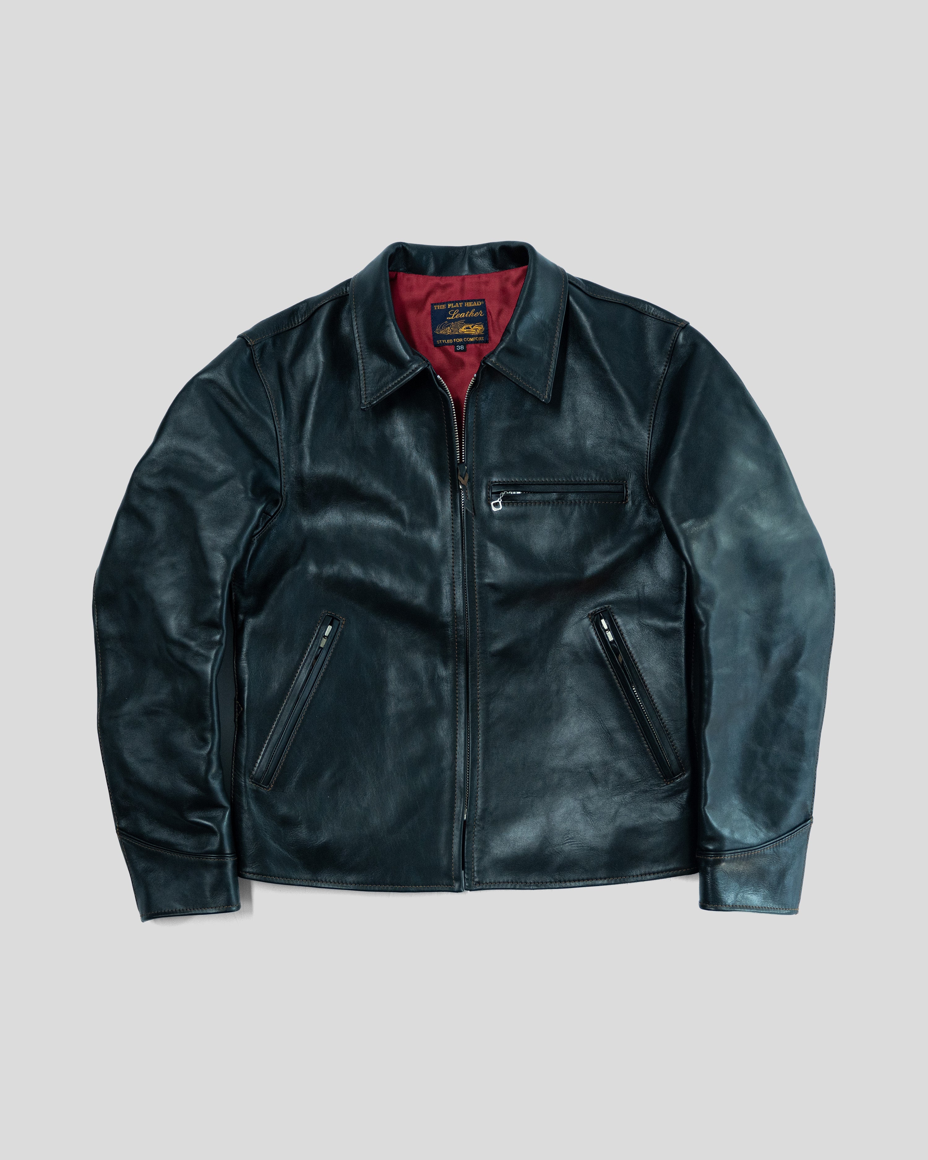 Horsehide Quilting Single Riders Jacket FN-LJ-HS004 | Black – The ...