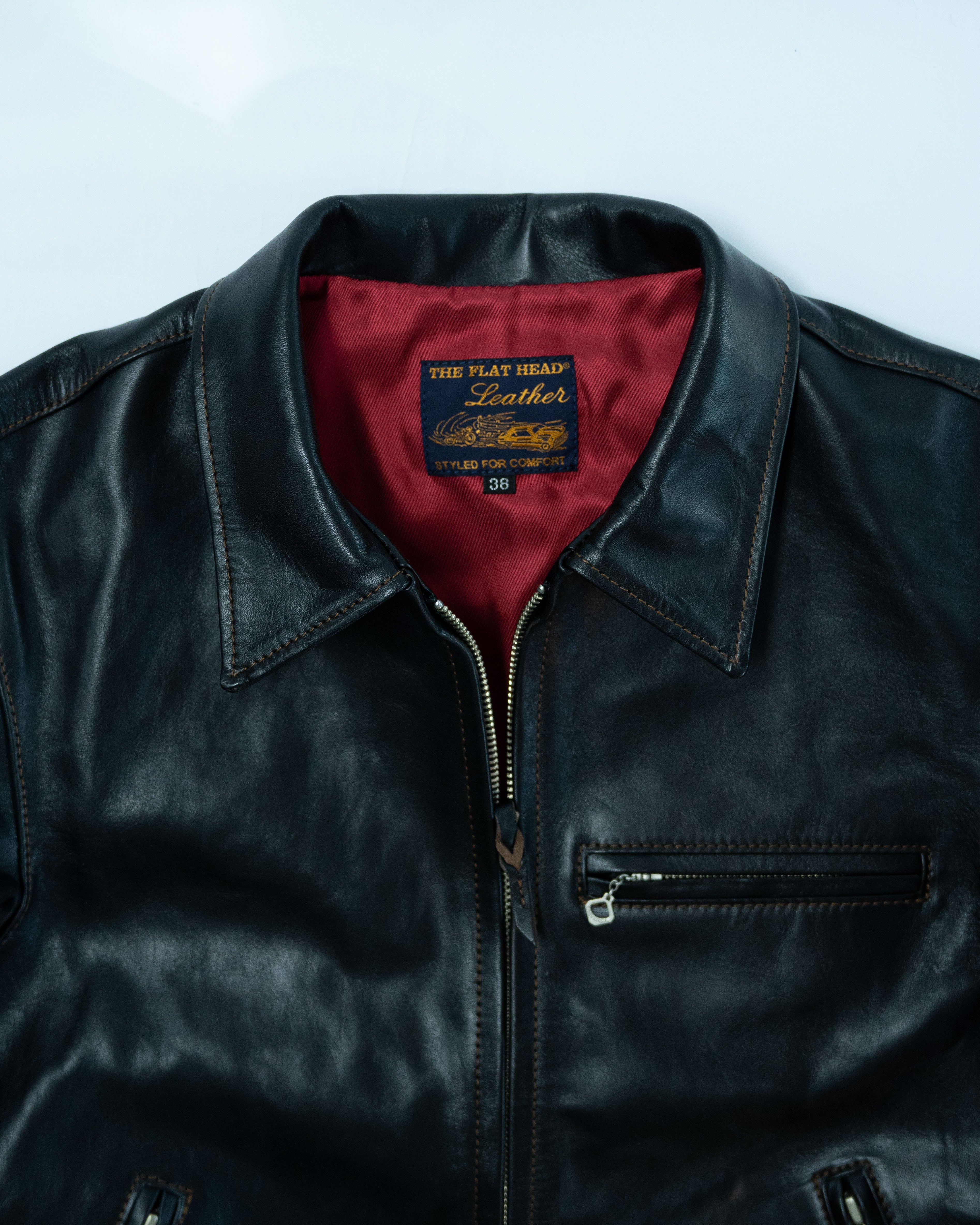 Jack Rider Cloth Horsehide Quilting Single Riders Jacket FN-LJ-HS004 | Black – The ...