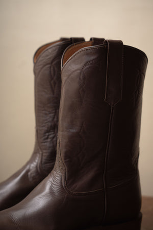 Cowboy Boots R9027 | Chocolate Sleek Buffalo