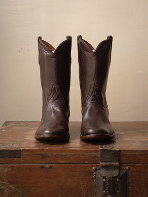 Cowboy Boots R9027 | Chocolate Sleek Buffalo