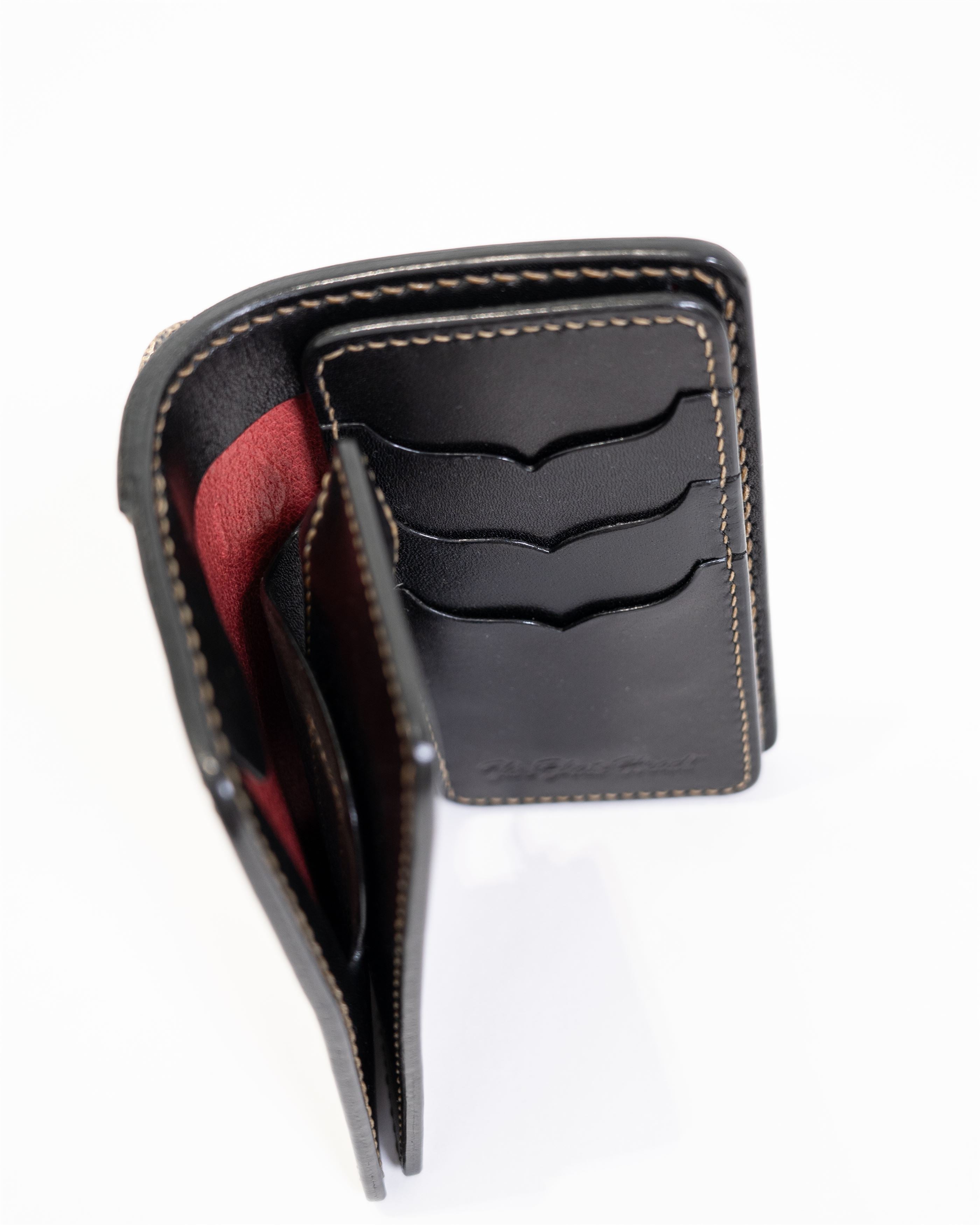 Buck Brown Flap Wallet | men's leather wallets made in USA KMM & Co.