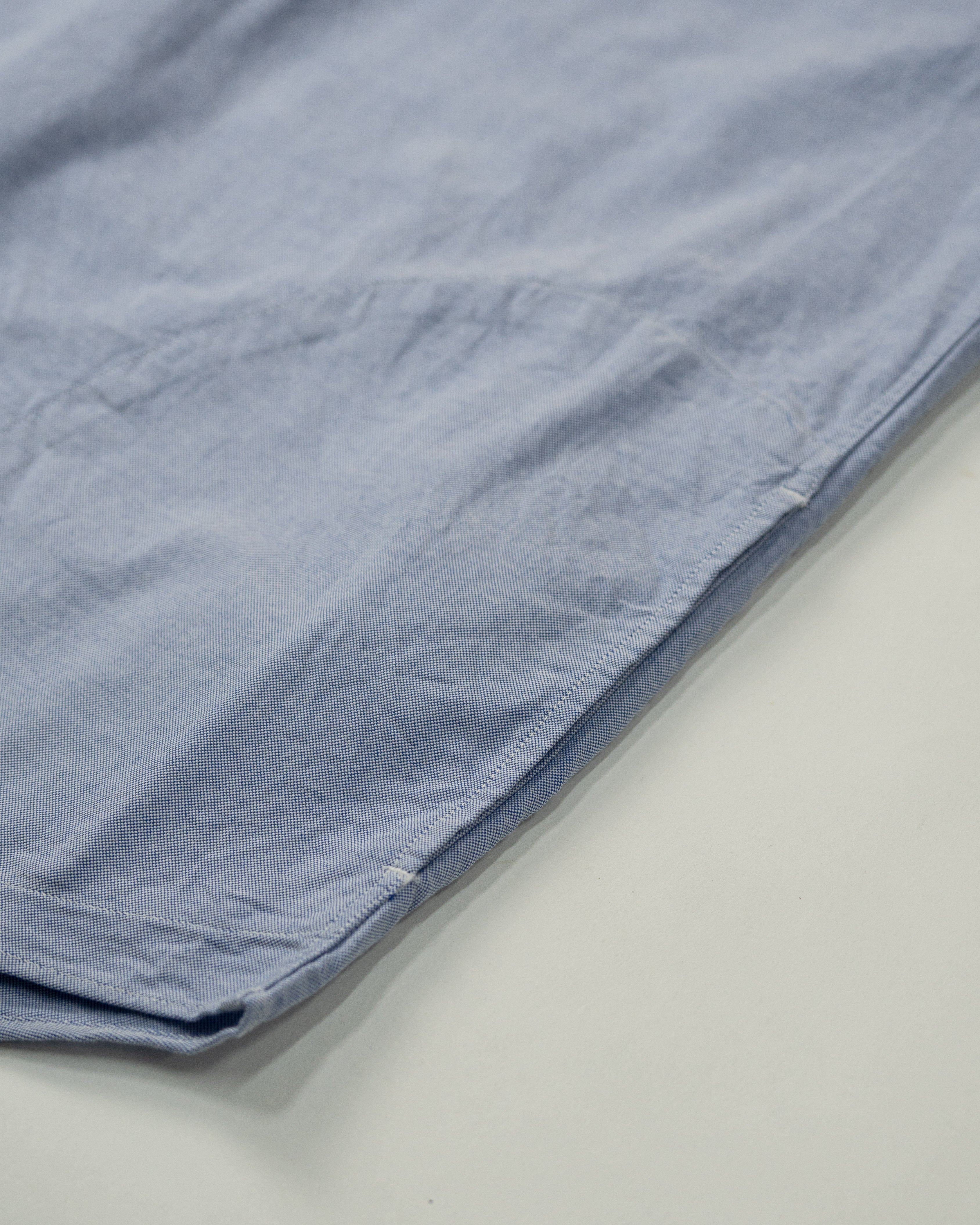Men's Round Collar P.O Oxford Shirt S/S JD-3569 YOX | Blue