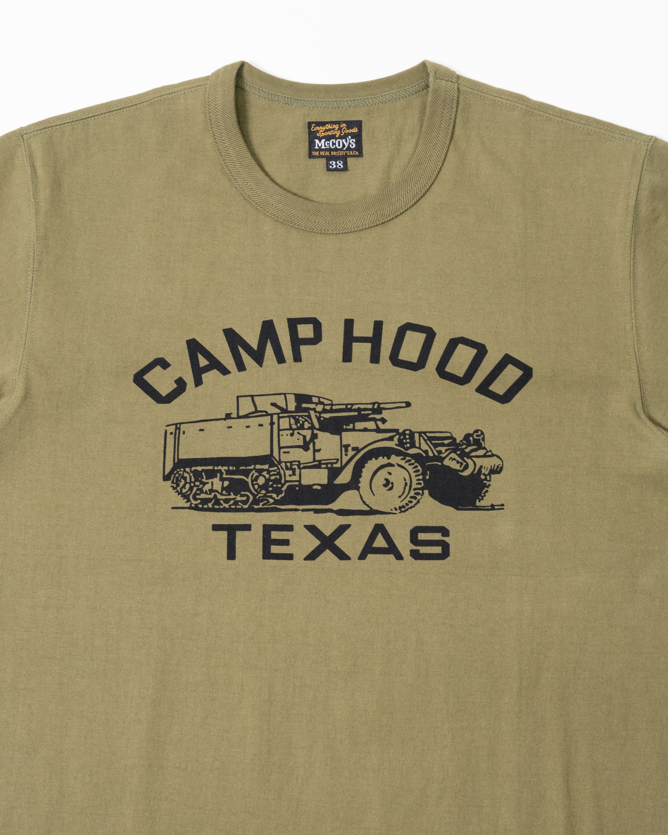 Military Tee/ Camp Hood  MC23005 | Olive