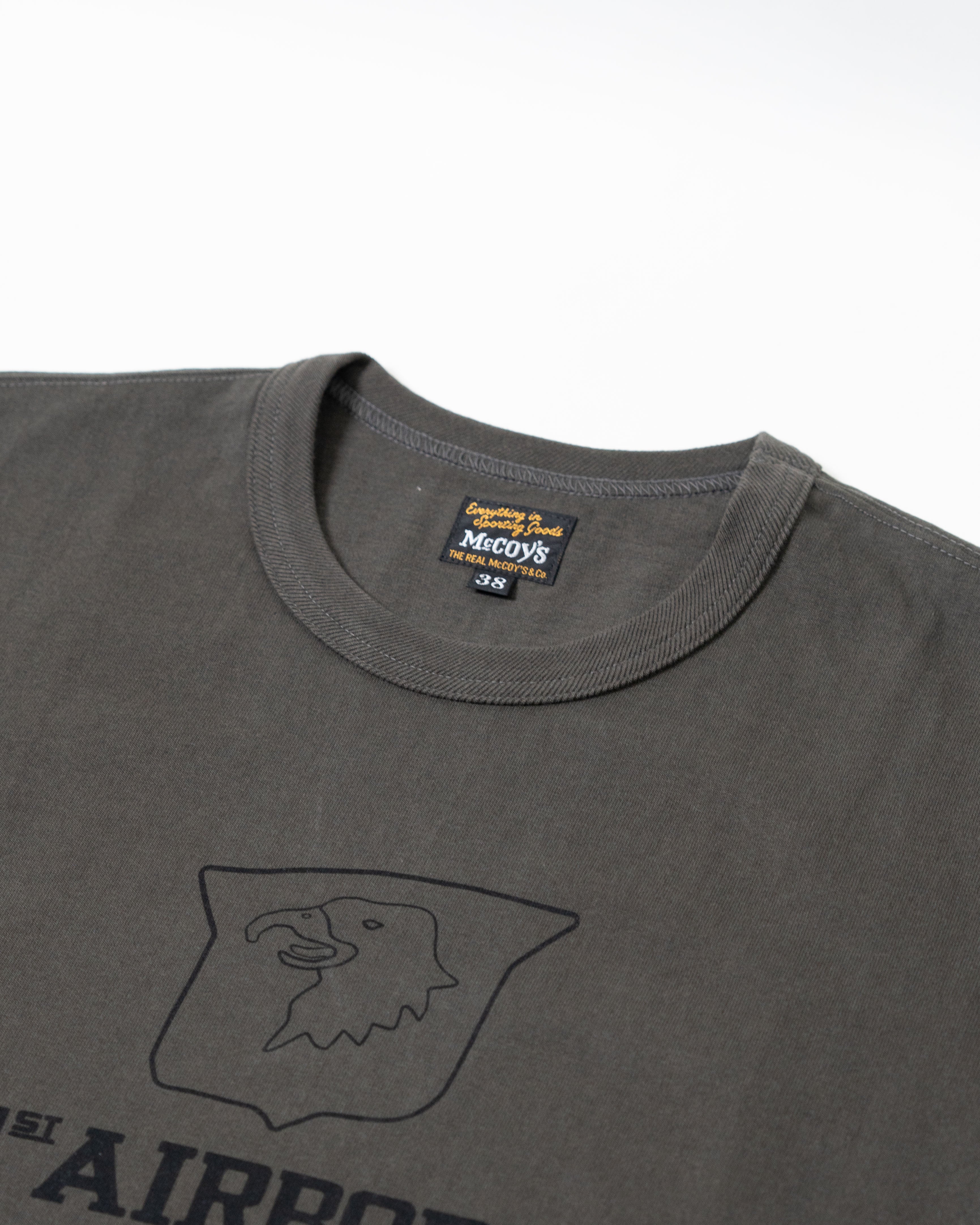 Military Tee/ 101st Airborne - Charcoal