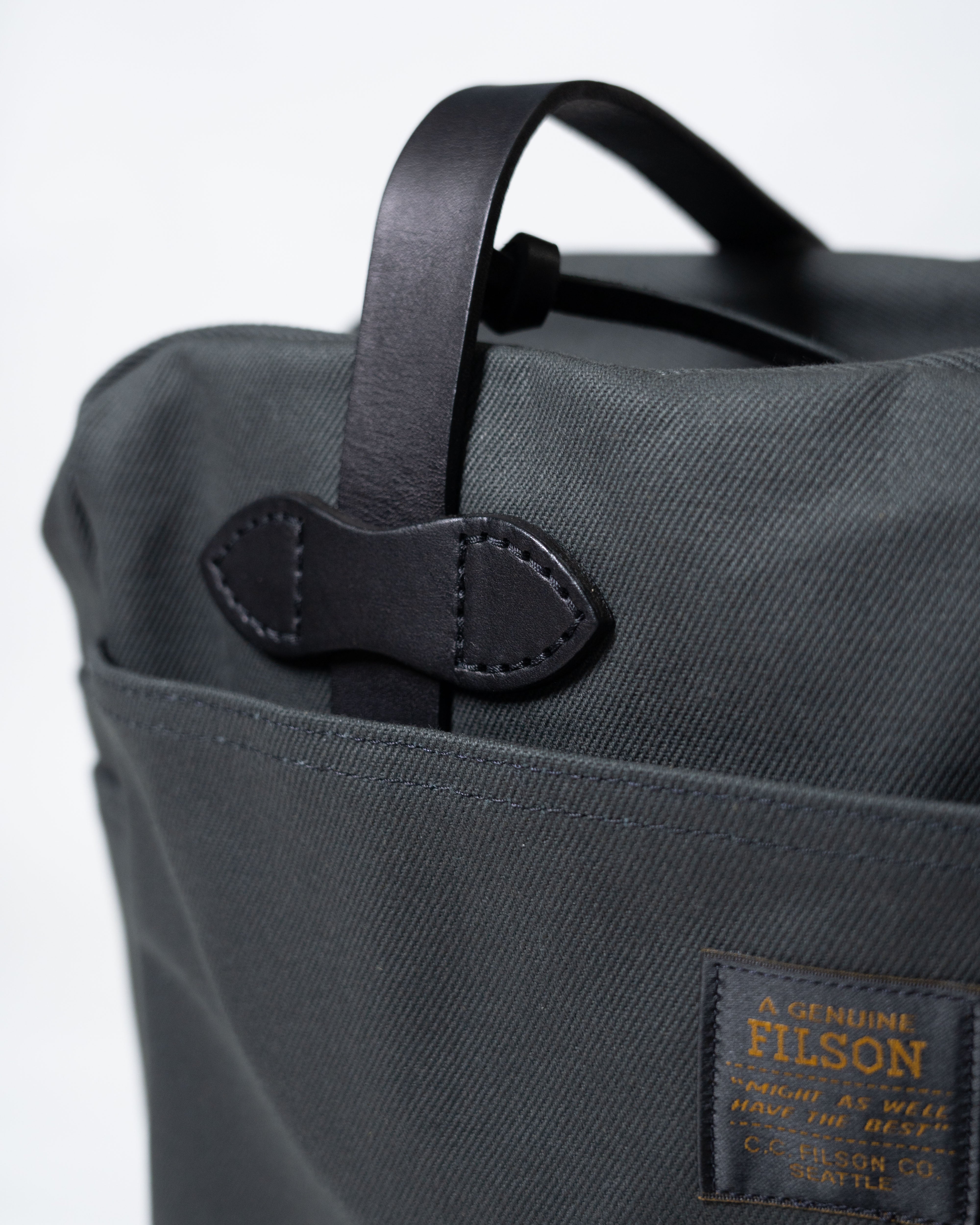 Tote Bag with Zipper 20192728 | Faded Black