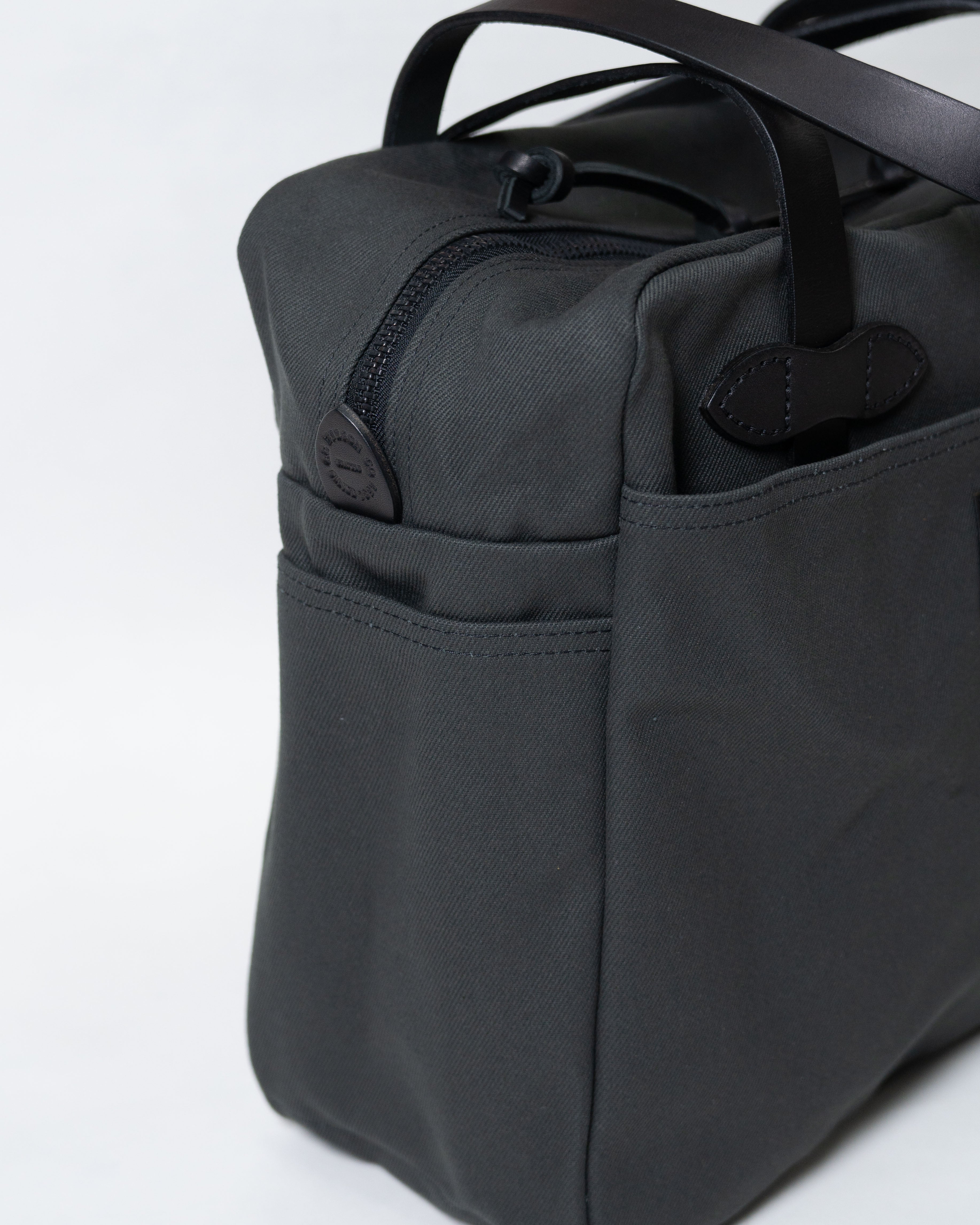 Tote Bag with Zipper 20192728 | Faded Black