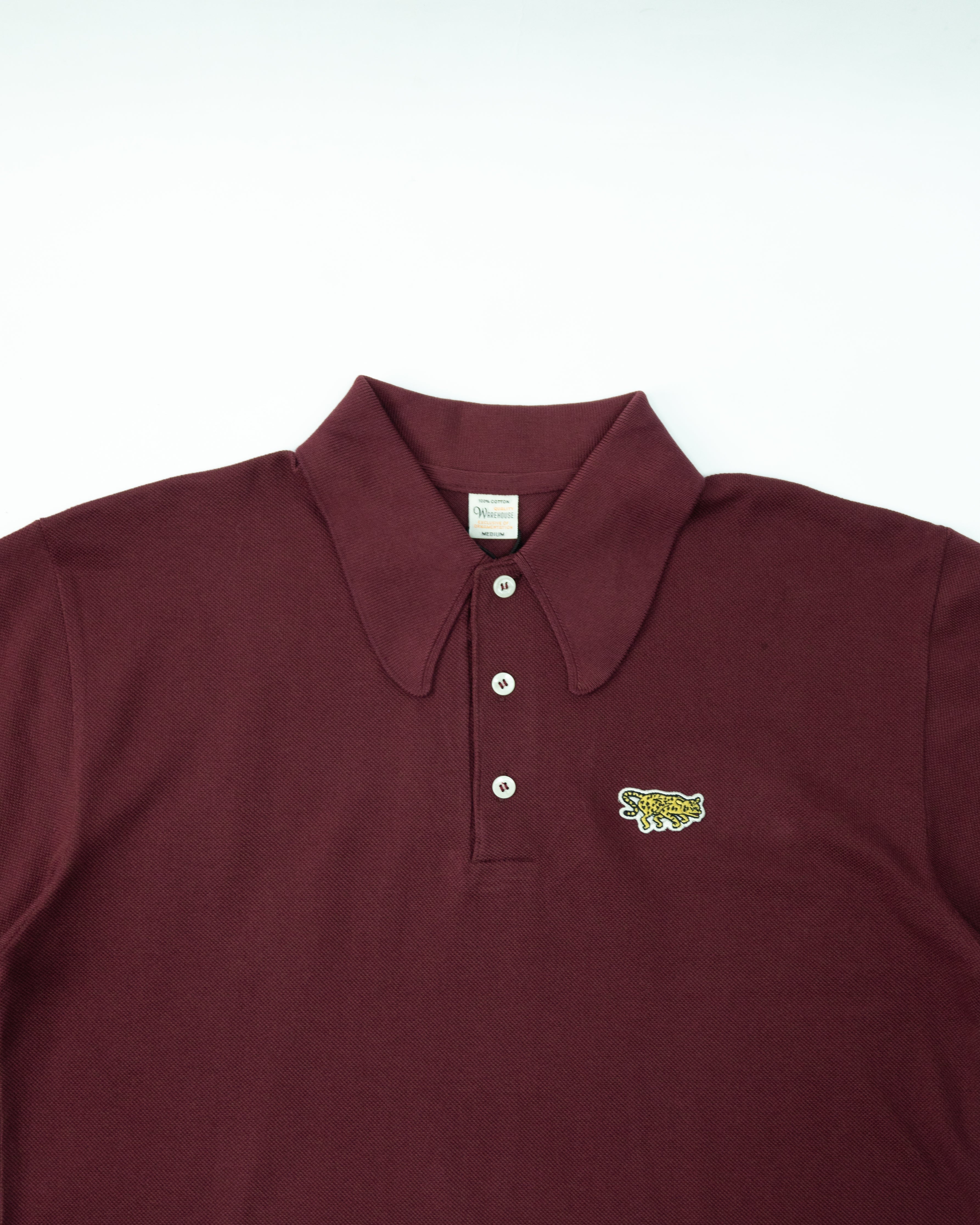 Pique Polo Shirt Jaguar (Applique) 4090 | Bordeaux