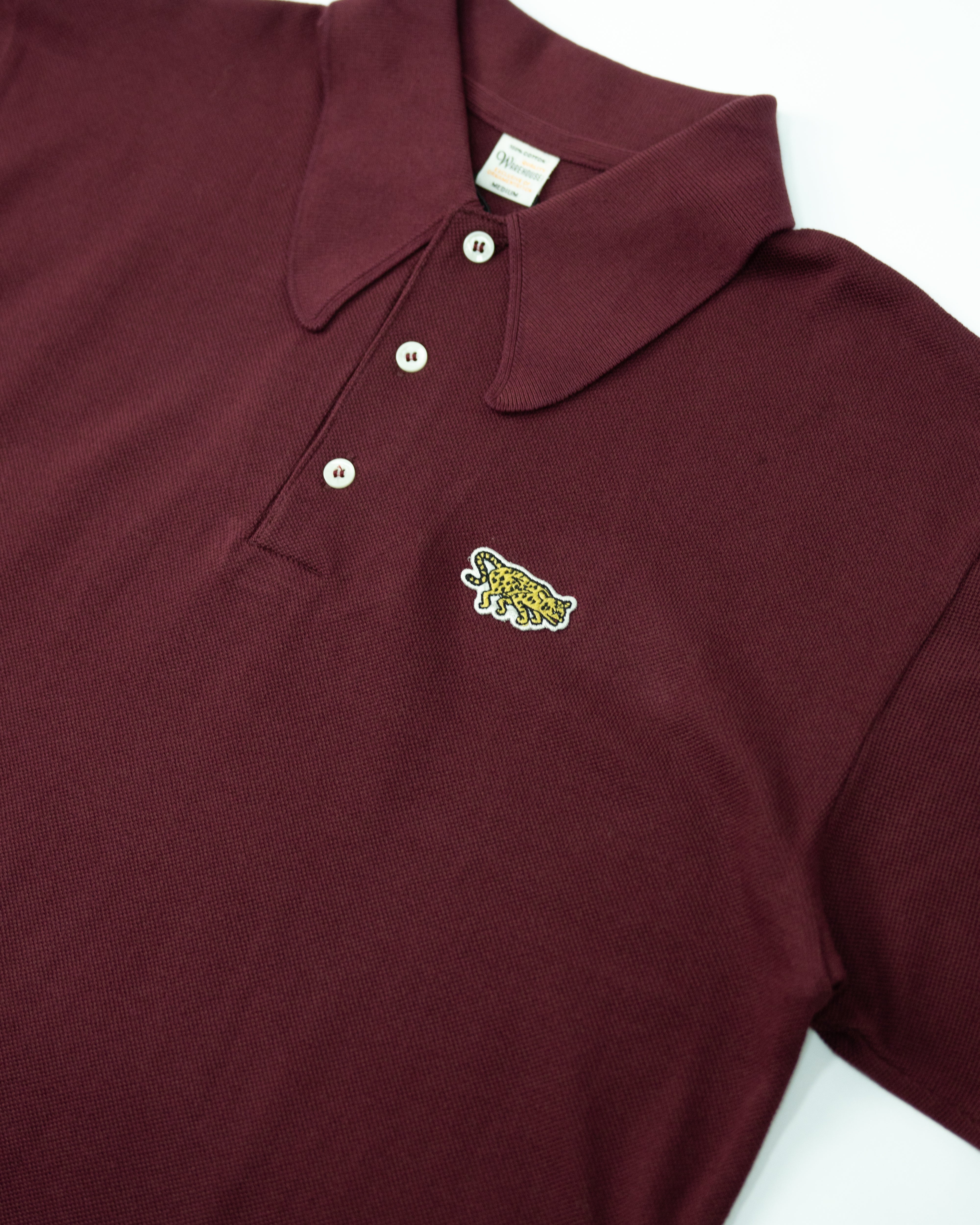 Pique Polo Shirt Jaguar (Applique) 4090 | Bordeaux