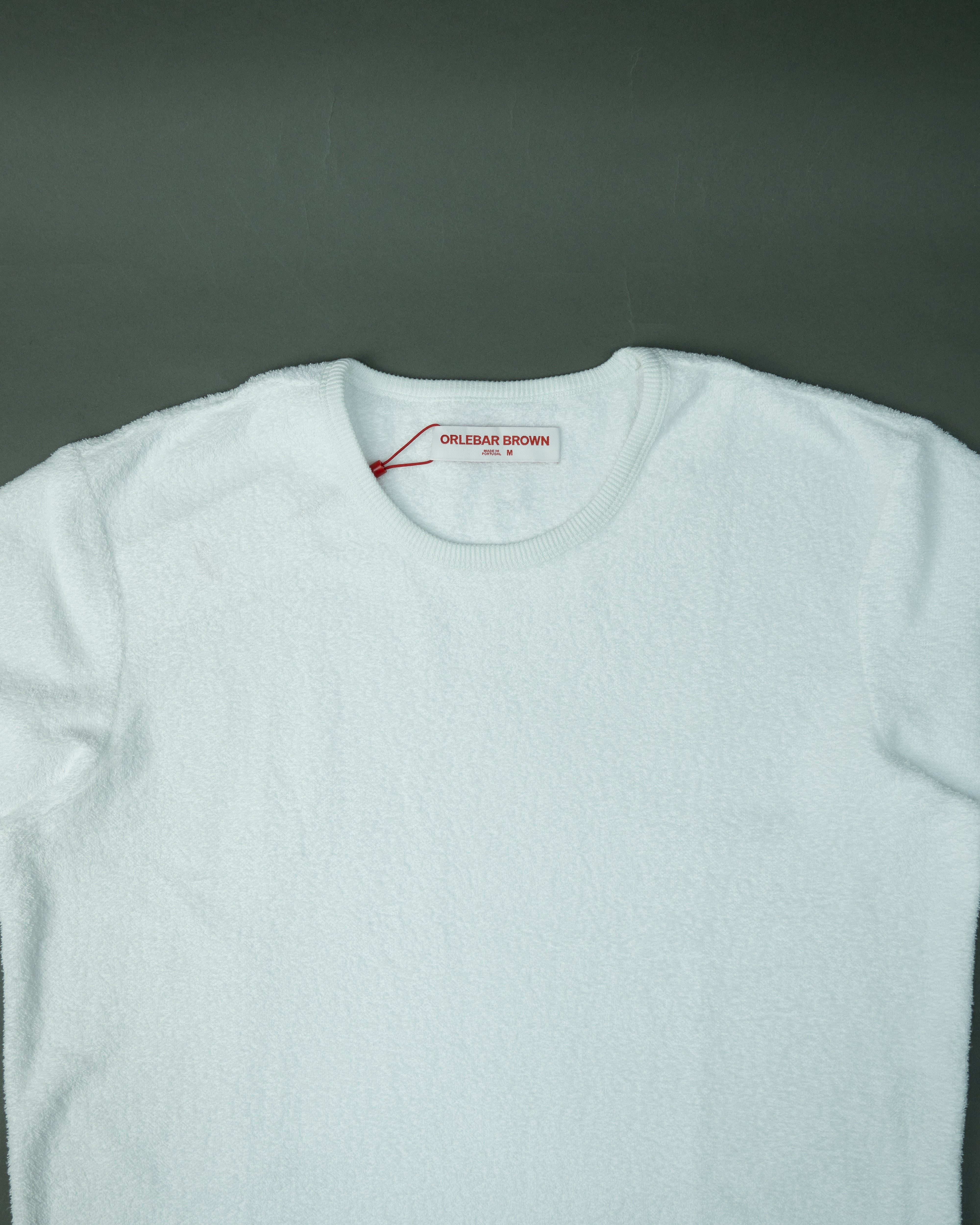 Nicolas Towelling Shirt | White
