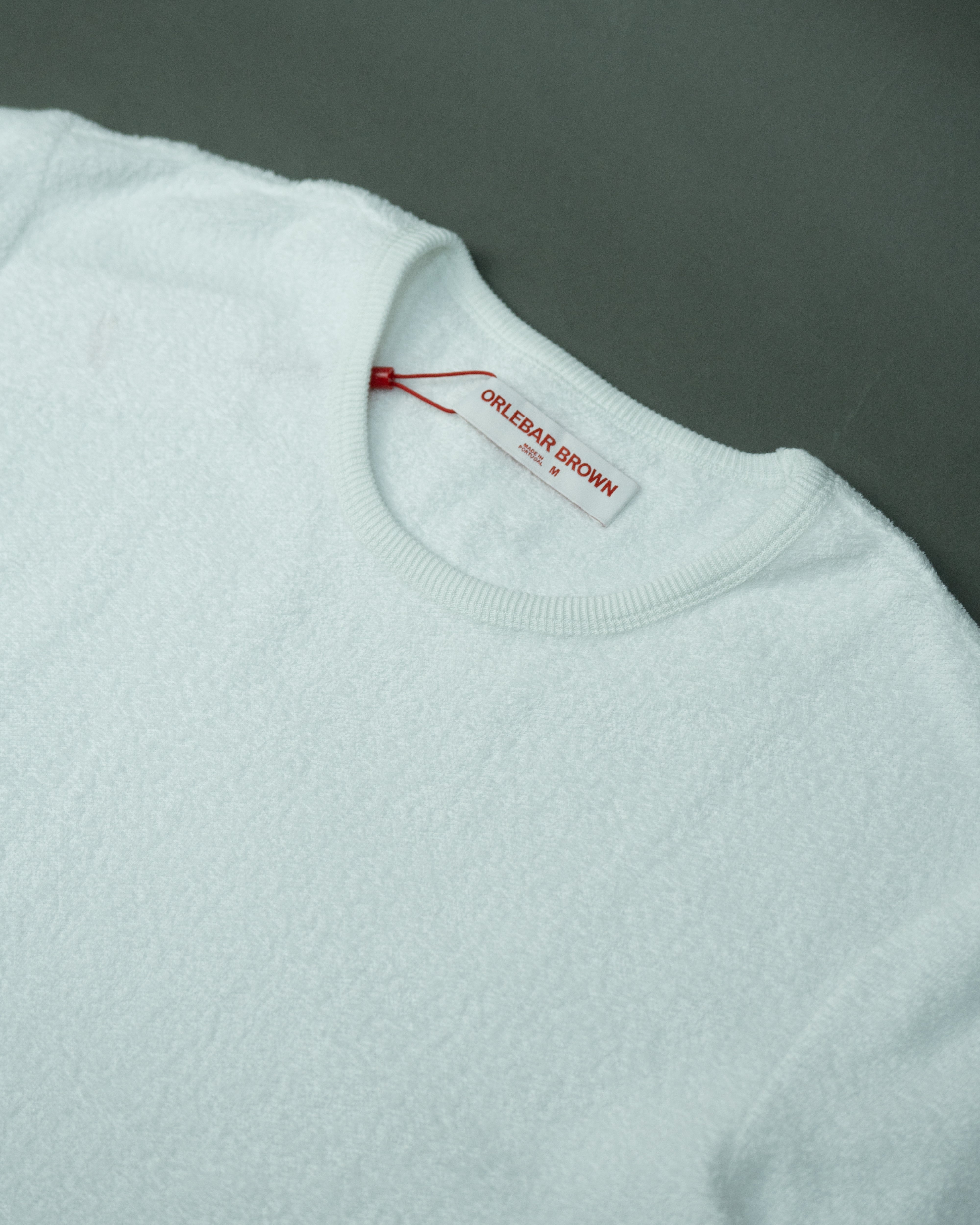 Nicolas Towelling Shirt | White