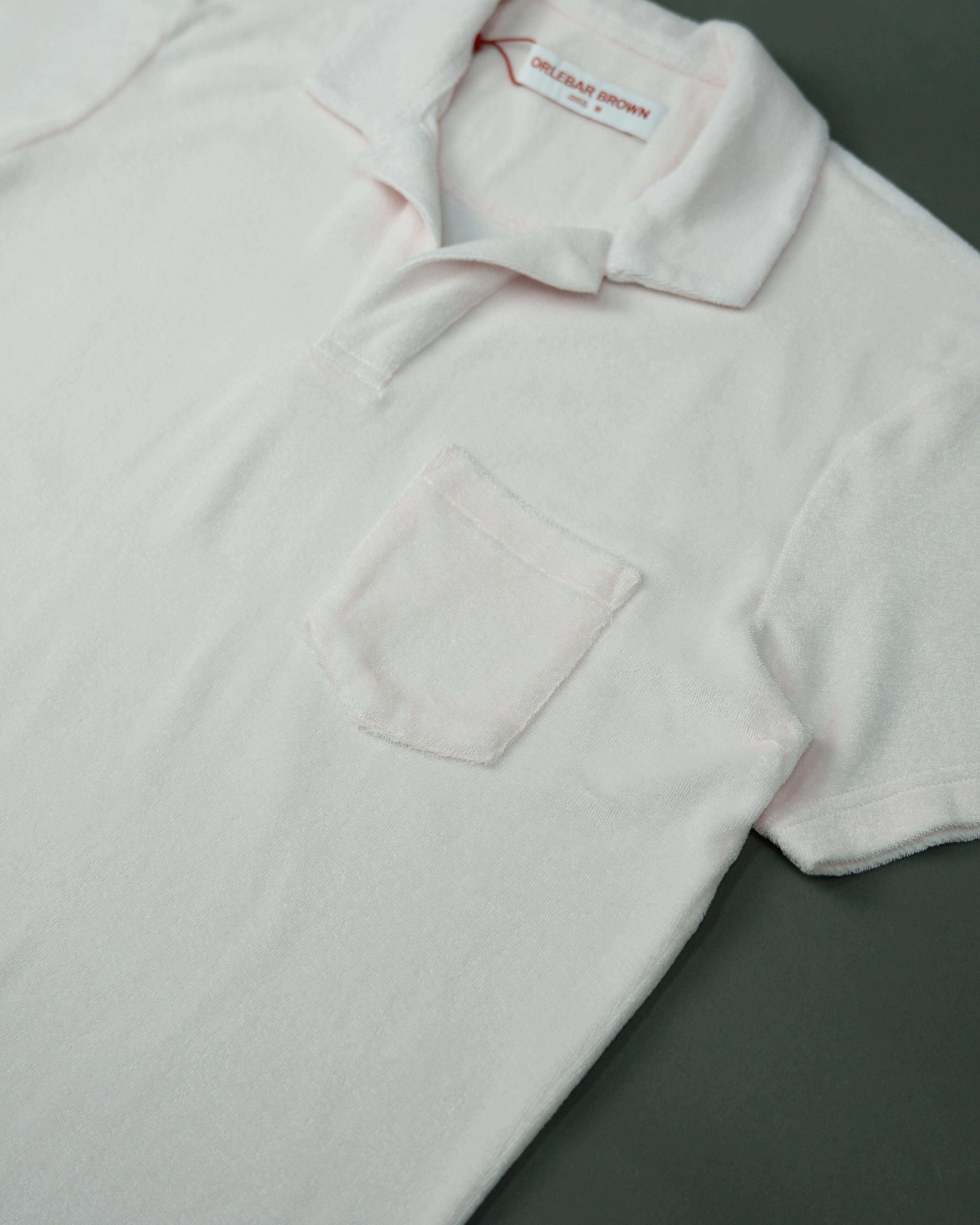Terry Towelling Polo | Rose