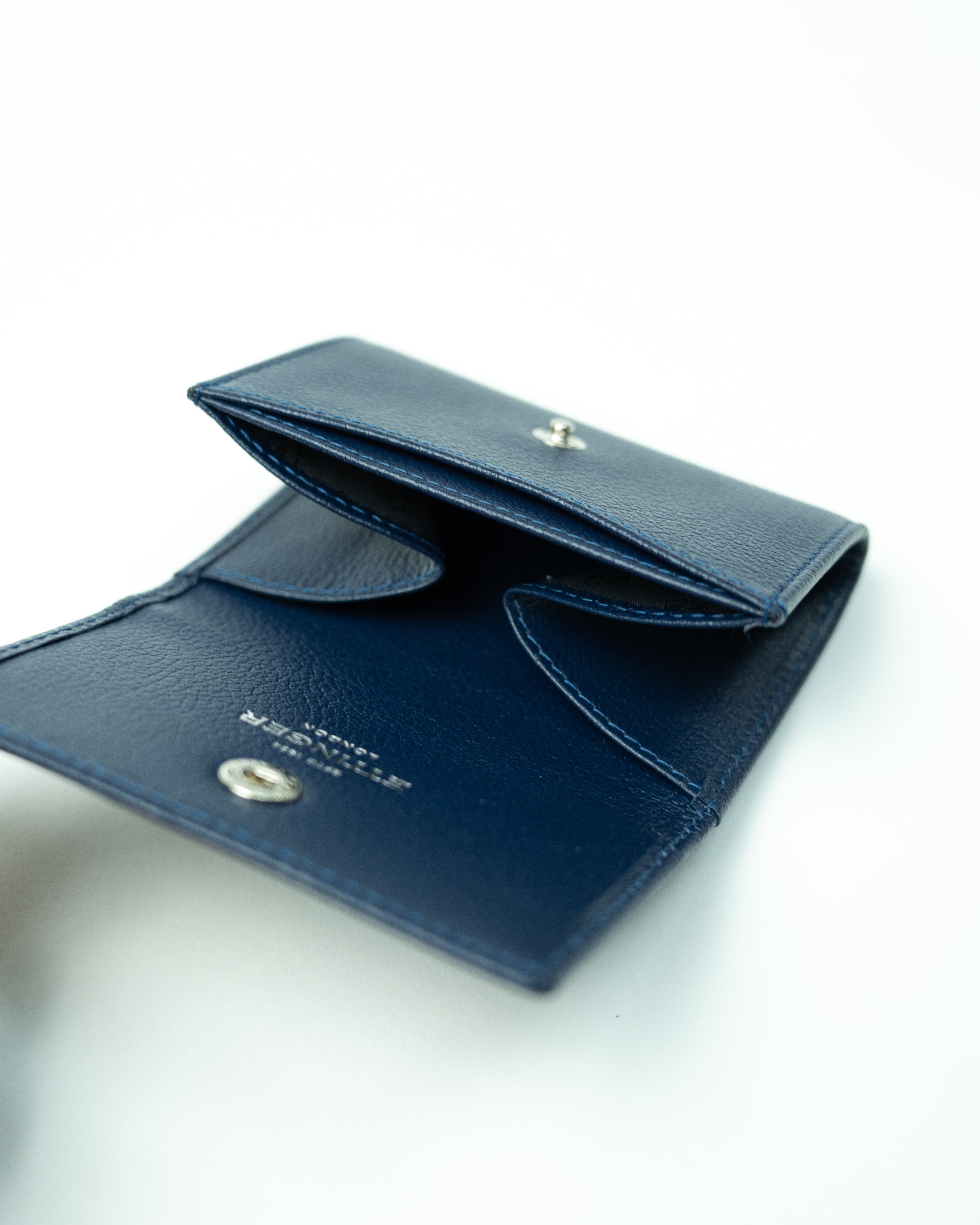 Capra Coin Purse with Card Pocket | Marine Blue