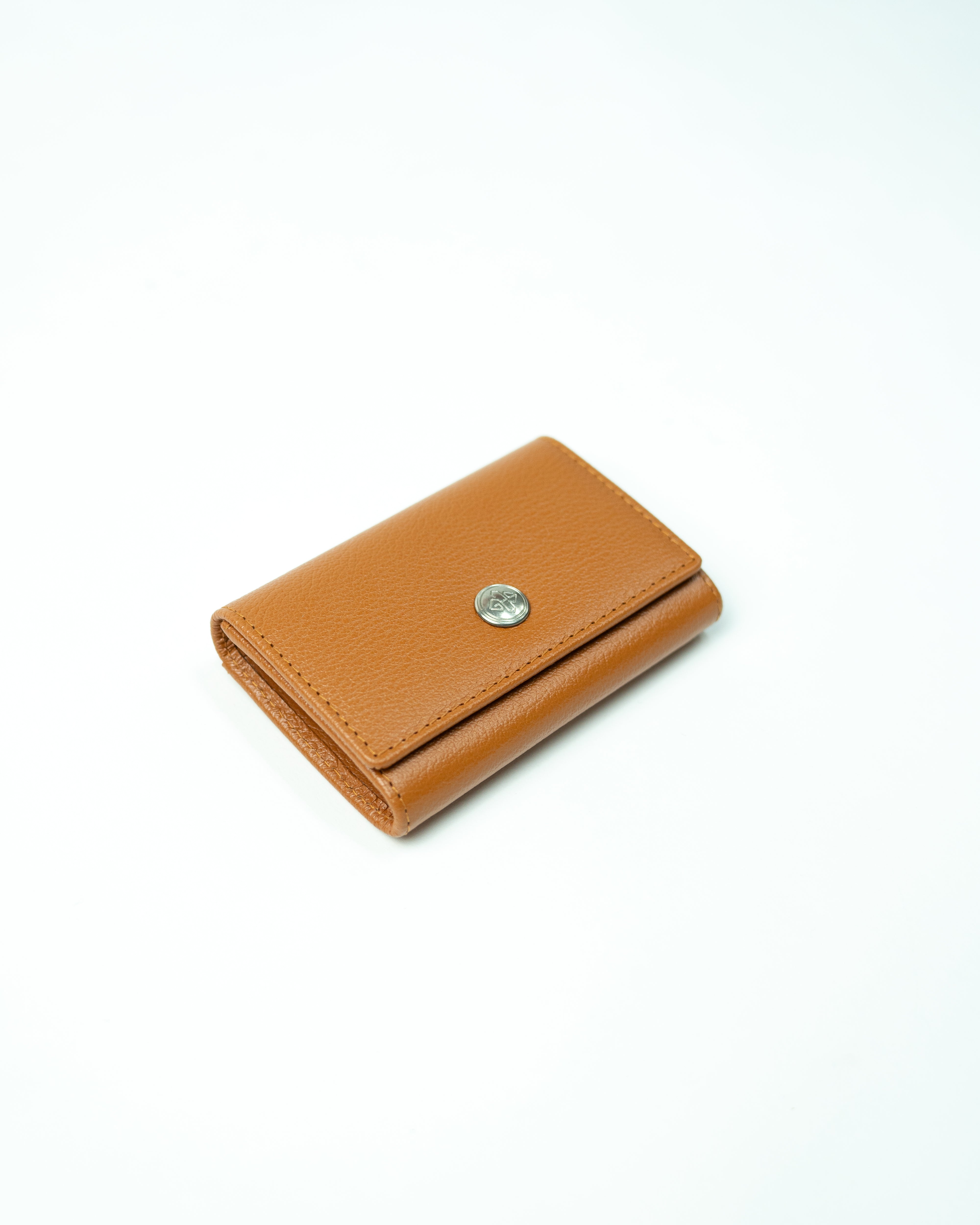 Capra Coin Purse with Card Pocket | Tan