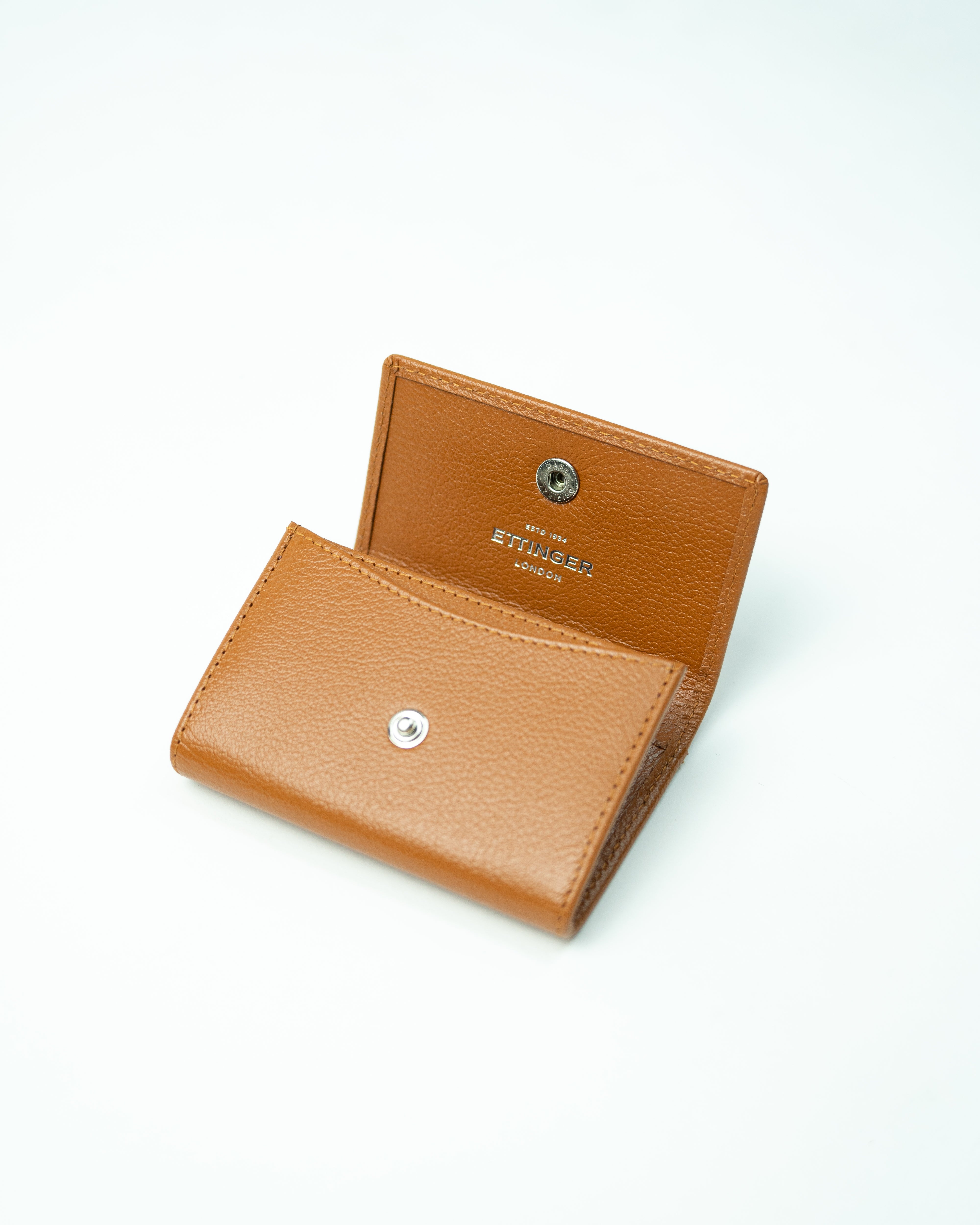 Capra Coin Purse with Card Pocket | Tan