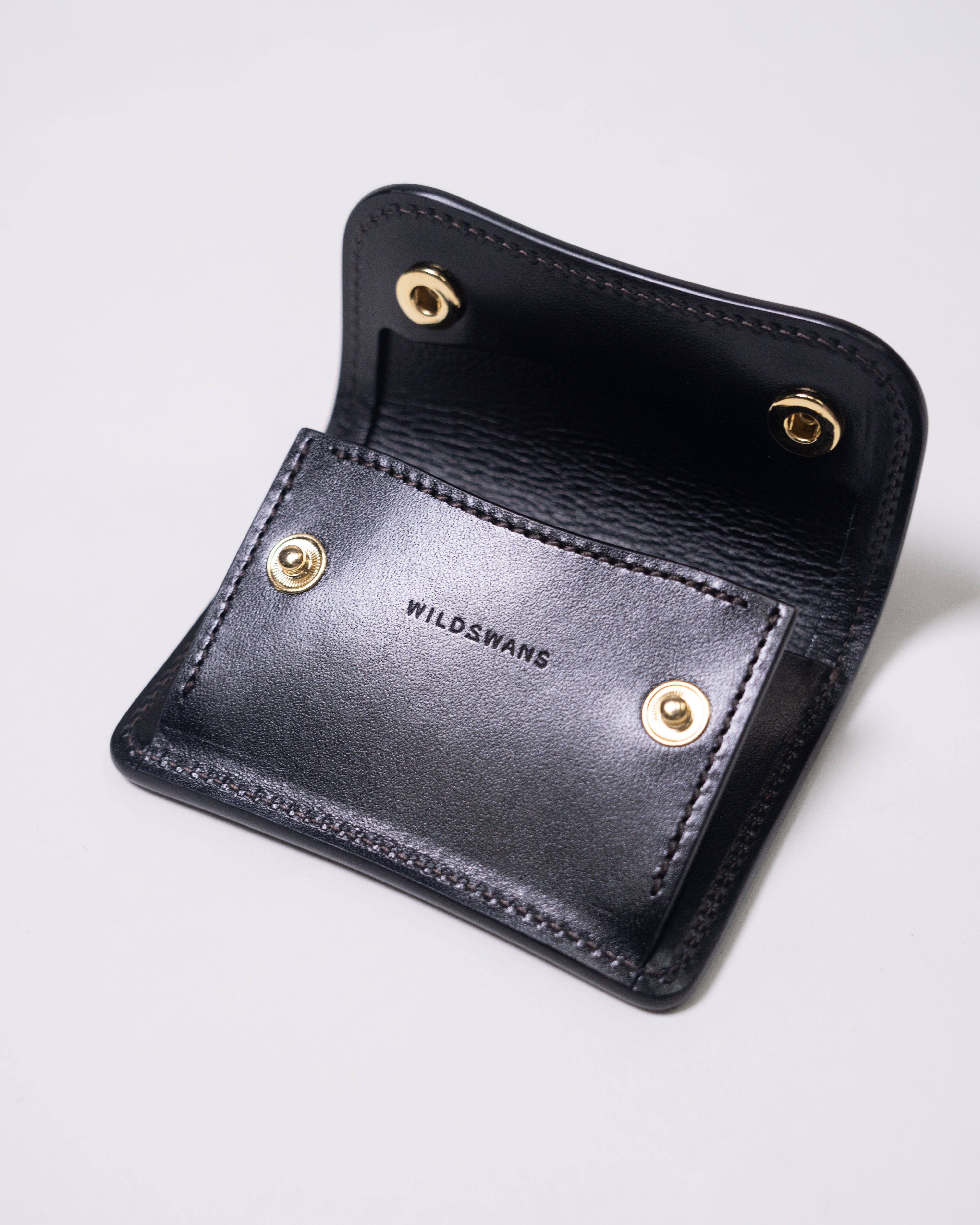 Tongue Coin Purse with Card Holder | Black