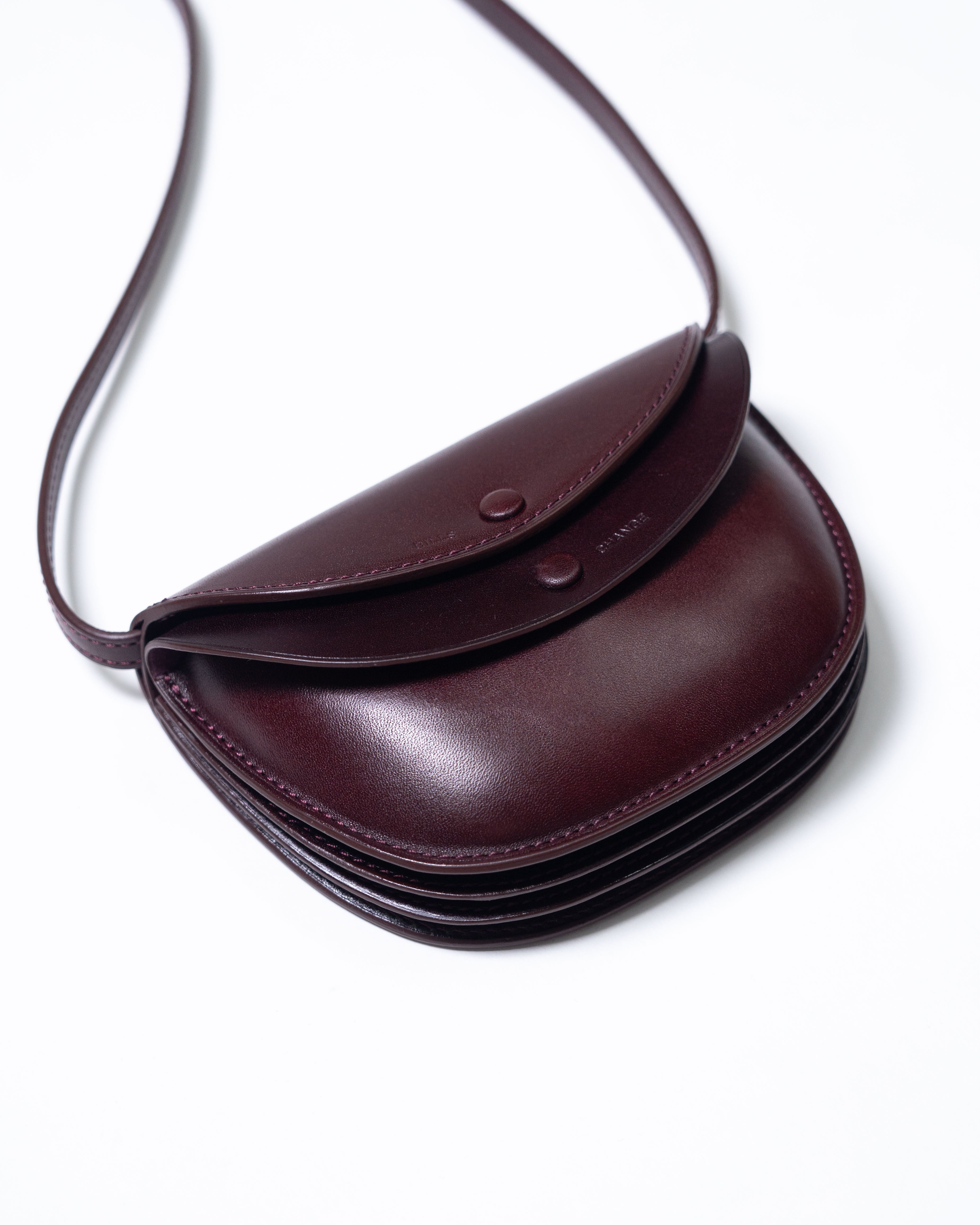 Rounded Wallets Round Wallet Mid Porch KSBSRW101 | Burgundy – The Signet Store