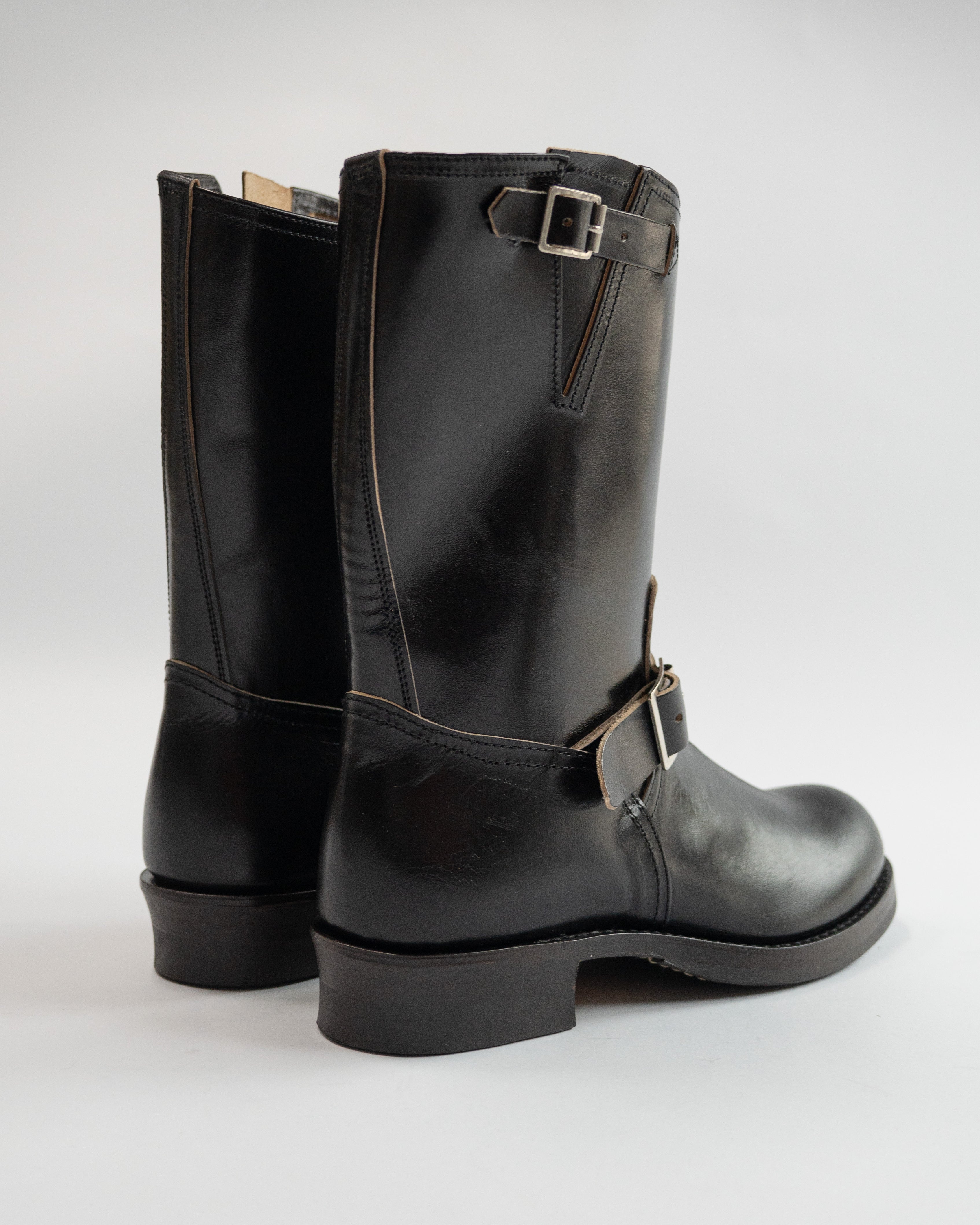 Butex Boot Buco Engineer Boots / Buttock BA22001 | Black – The Signet Store