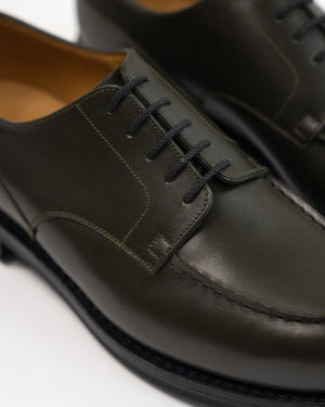Golf Derby 11311846412A | Green Hunter Boxcalf Leather + Rubber Sole