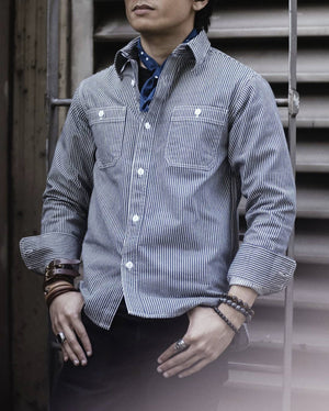 Hickory Stripe Workshirt | 25532 - The Signet Store
