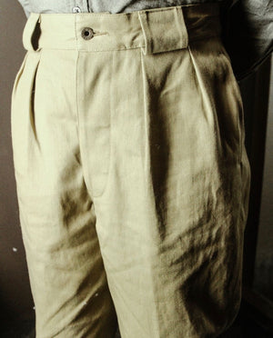 2 Pleats Wide Pants, Nigel Cabourn - The Signet Store