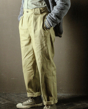 Open image in slideshow, 2 Pleats Wide Pants, Nigel Cabourn - The Signet Store
