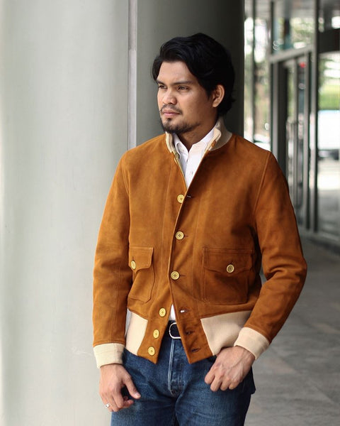 Suede hot sale a1 jacket