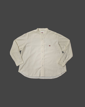 Open image in slideshow, Band Collar Shirt L/S DT-B0001 MCD | Off White

